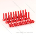 M3x10mm 7075 Aluminum Alloy Hex Cap Head Screw